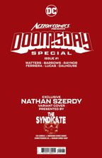 [Signed by Nathan Szerdy] ACTION COMICS PRESENTS DOOMSDAY SPECIAL #1 (ONE SHOT) NATHAN SZERDY (616) EXCLUSIVE TATTOO VIRGIN VAR [IN STOCK] - Collectors World Toys