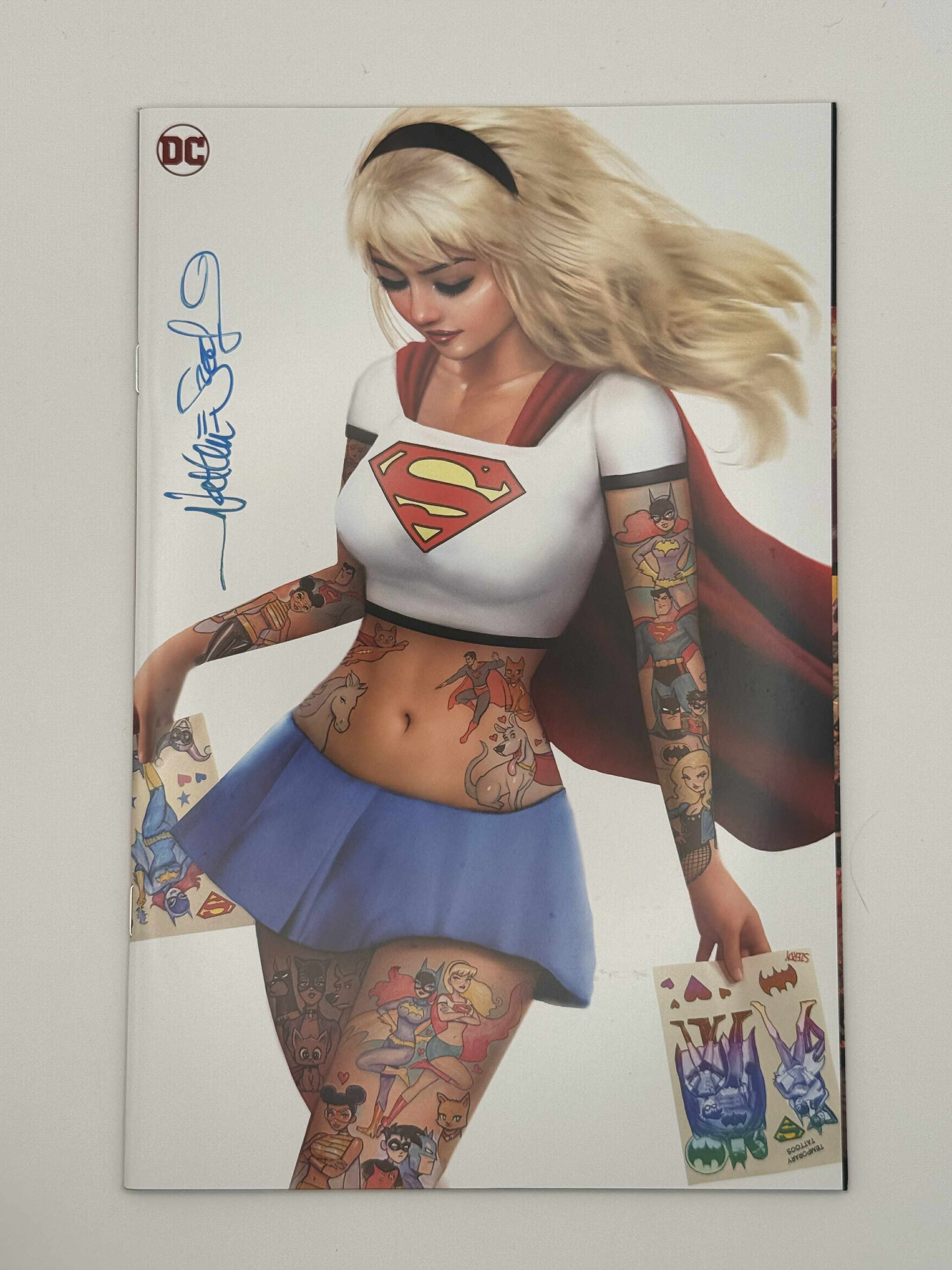 [Signed by Nathan Szerdy] ACTION COMICS PRESENTS DOOMSDAY SPECIAL #1 (ONE SHOT) NATHAN SZERDY (616) EXCLUSIVE TATTOO VIRGIN VAR [IN STOCK] - Collectors World Toys Main image