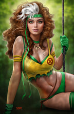 [Signed by Nathan Szerdy] ROGUE & GAMBIT #4 UNKNOWN COMICS NATHAN SZERDY EXCLUSIVE VIRGIN VAR [IN STOCK]