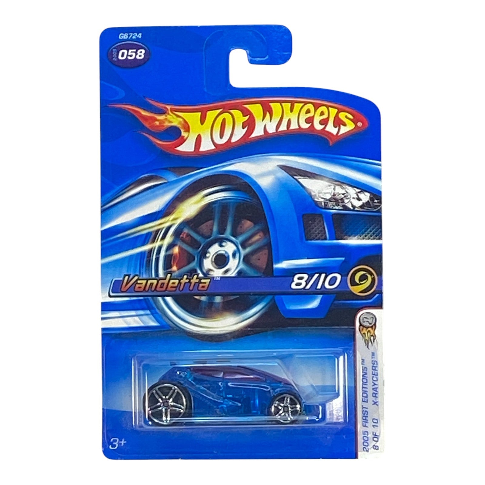 Hot Wheels Vandetta - 2005 First Editions X-Raycers 8/10