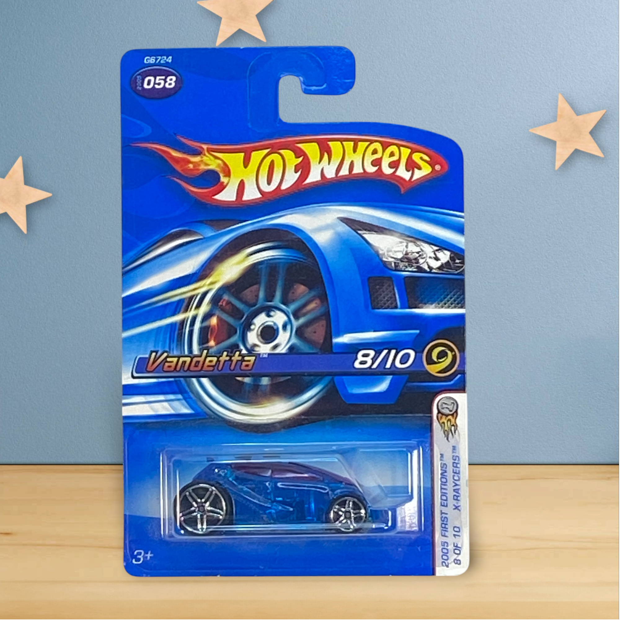 Hot Wheels Vandetta - 2005 First Editions X-Raycers 8/10