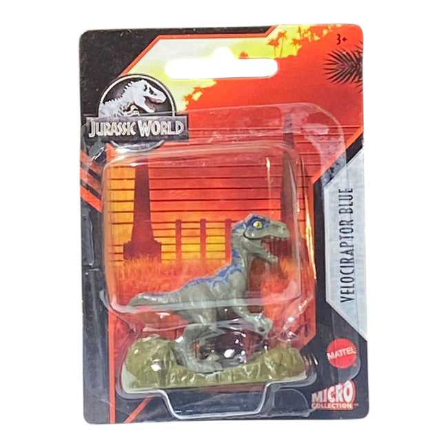 Velociraptor Blue Mico Figure / Cake Topper - Jurassic World - Hover Image