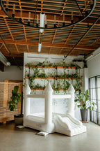 Mini Ava - White Bounce House with Cone Tops - Collectors World Toys