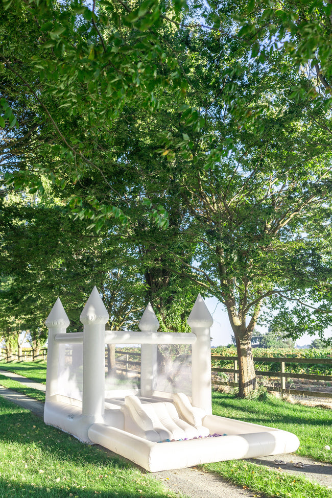 Mini Marcos - White COMBO Bounce House with Ball Pit - Collectors World Toys Hover Image