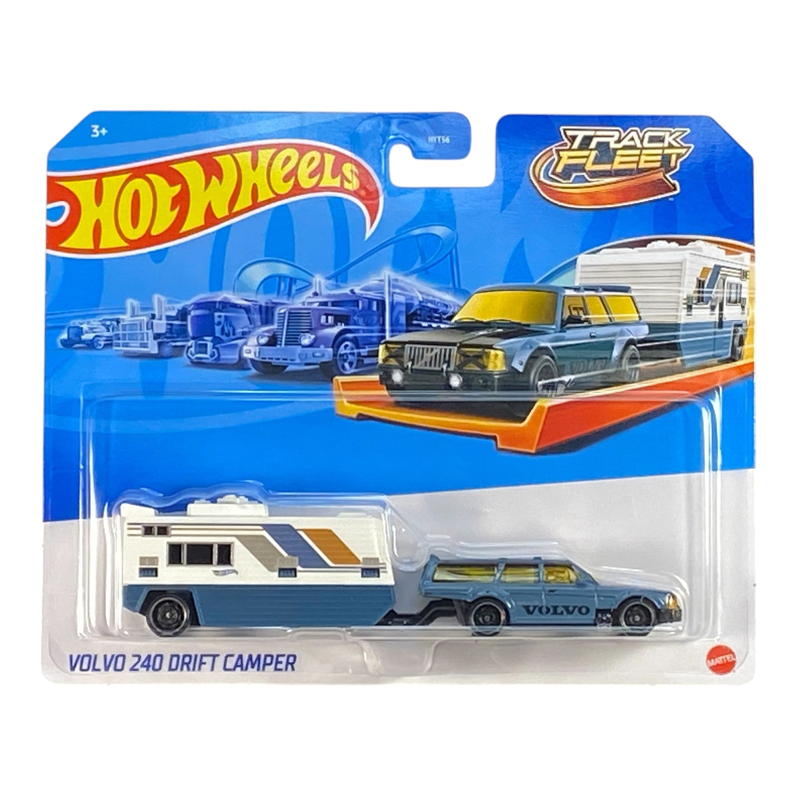 Hot Wheels Volvo 240 Drift Camper - Track Fleet Series