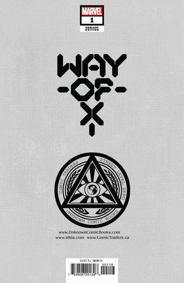 Way Of X #1 Unknown Comics Jay Anacleto Exclusive Virgin Var (04/21/2021) - Collectors World Toys