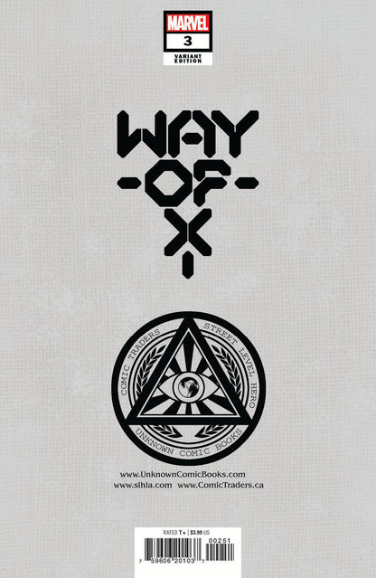 Way Of X #3 Unknown Comics Feilpe Massafera Exclusive Var Gala (06/23/2021) - Collectors World Toys