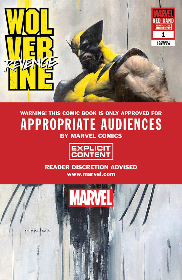Wolverine: Revenge - Red Band #1 Unknown Comics Puppetter Lee Exclusive Var  [Polybagged] Explicit Content (08/21/2024) - Collectors World Toys