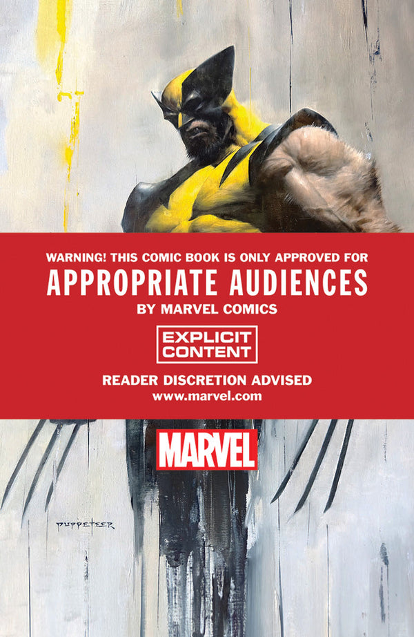 Wolverine: Revenge - Red Band #1 Unknown Comics Puppetter Lee Exclusive Virgin Var [Polybagged] Explicit Content (08/21/2024) - Collectors World Toys