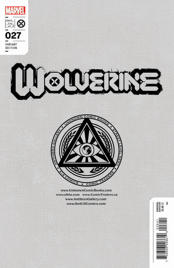 Wolverine #27 Unknown Comics Marco Mastrazzo Exclusive Var (11/09/2022) - Collectors World Toys