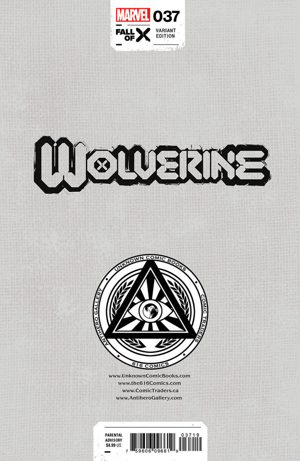 [Signed by David Nakayama] WOLVERINE #37 [FALL] UNKNOWN COMICS DAVID NAKAYAMA HELLFIRE EXCLUSIVE VAR - Collectors World Toys