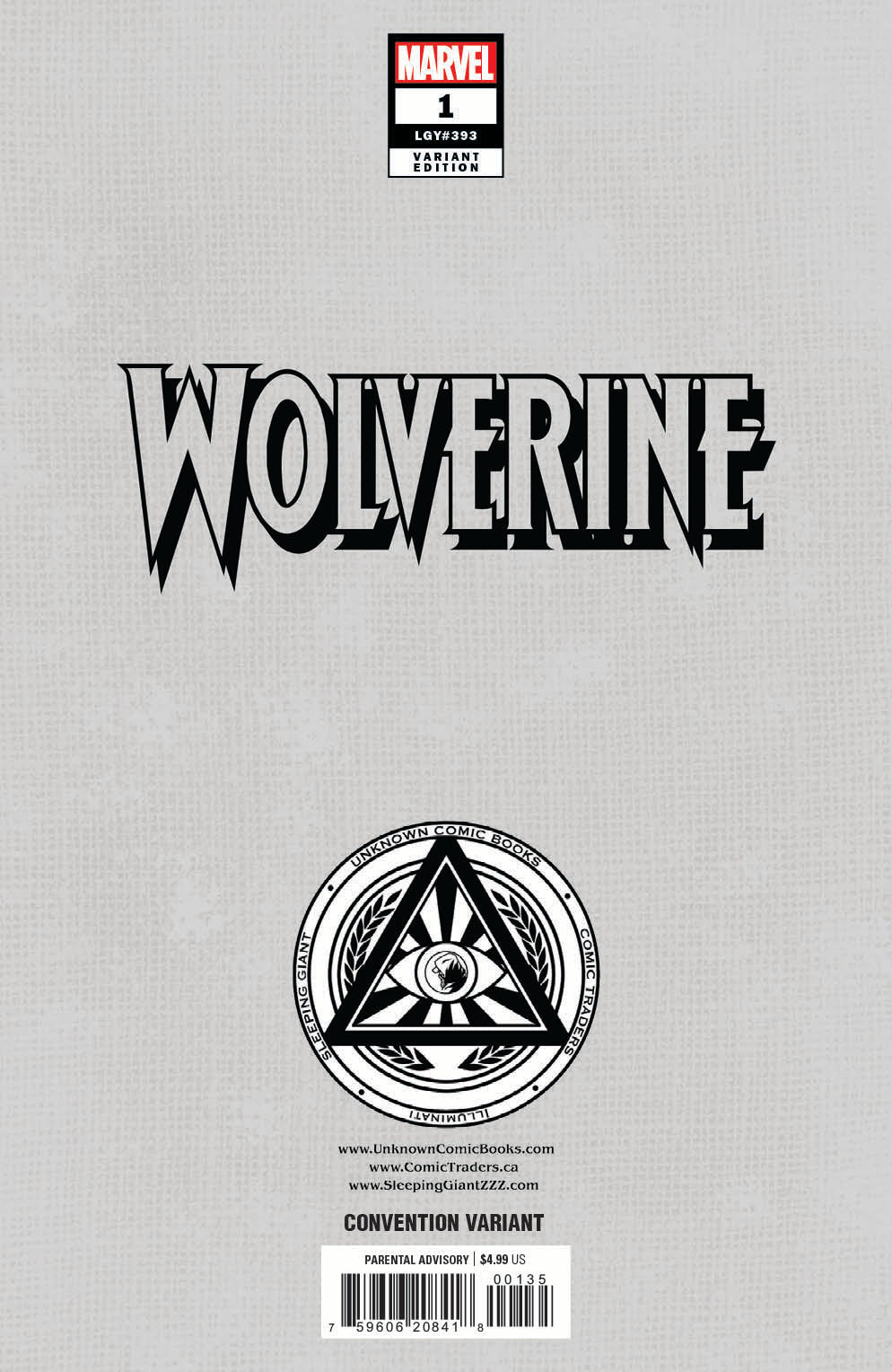Wolverine #1 Unknown Comics Dell’Otto Exclusive Virgin Convention NYCC 2024 Var (10/23/2024) - Collectors World Toys