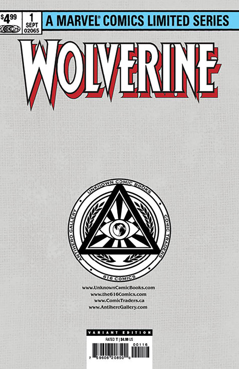 [Signed by Kaare Andrews] WOLVERINE BY CLAREMONT & MILLER #1 FACSIMILE EDITION [NEW PRINTING] UNKNOWN COMICS KAARE ANDREWS EXCLUSIVE VIRGIN VAR [IN STOCK] - Collectors World Toys