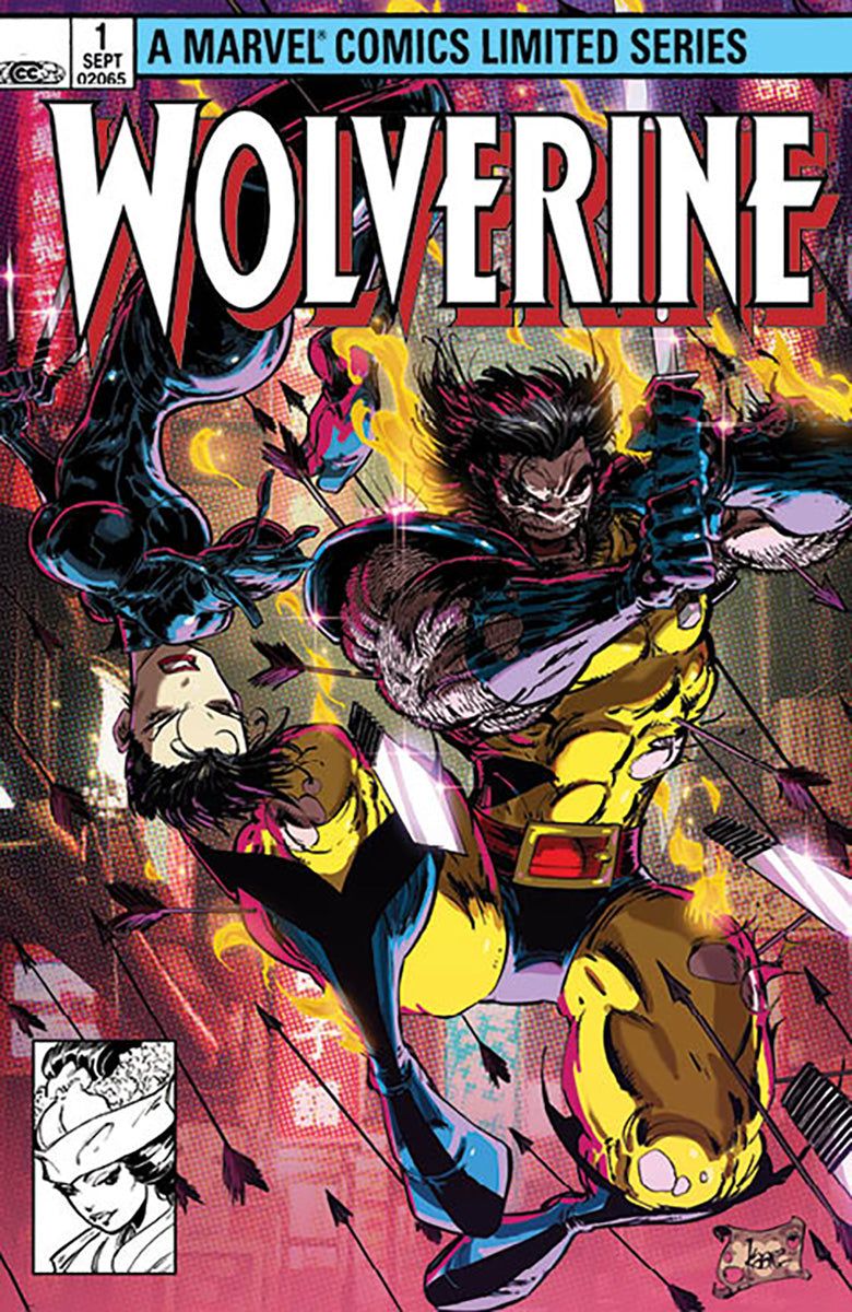 [Signed by Kaare Andrews] [FOIL] WOLVERINE BY CLAREMONT & MILLER #1 FACSIMILE EDITION [NEW PRINTING] UNKNOWN COMICS KAARE ANDREWS EXCLUSIVE MEGACON VAR [IN STOCK] - Collectors World Toys