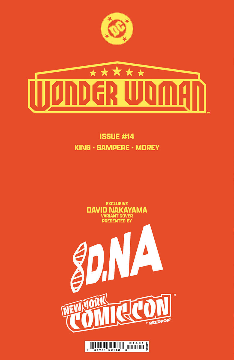 [FOIL] WONDER WOMAN #14 DAVID NAKAYAMA NYCC 2024 EXCLUSIVE VIRGIN PREMIUM VAR (10/23/2024)