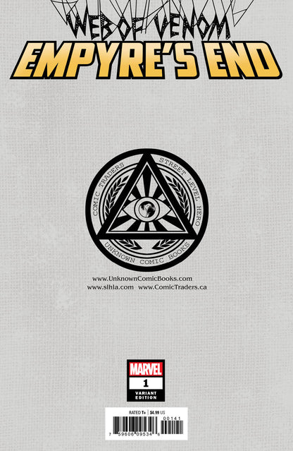 Web Of Venom Empyres End #1 Unknown Comics Ken Lashley Exclusive Var (10/14/2020) (11/04/2020) - Collectors World Toys