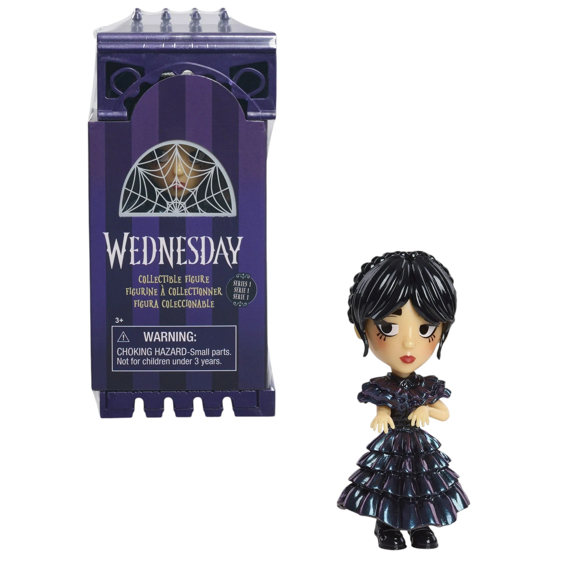 Wednesday Collectible 4-inch Figure, Series 1, Rave'N Wednesday