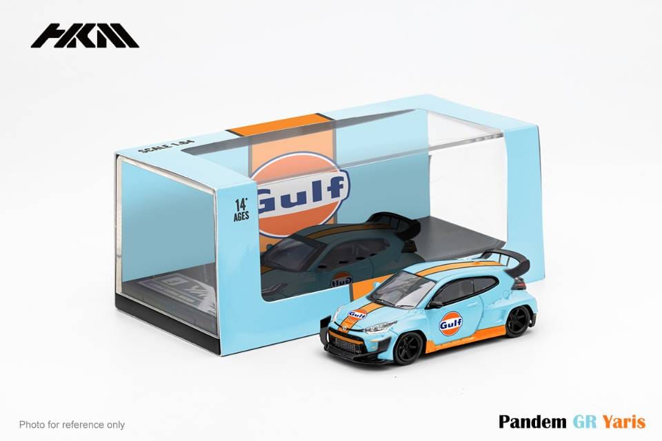 HKM Model Toyota Yaris GR GULF 1:64 Main image