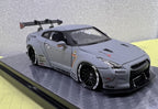 Error404 LB-Works Nissan Skyline GT-R R35 Fighter Grey / Candy Red Limited to 299 Pcs Each 1:64 - Collectors World Toys