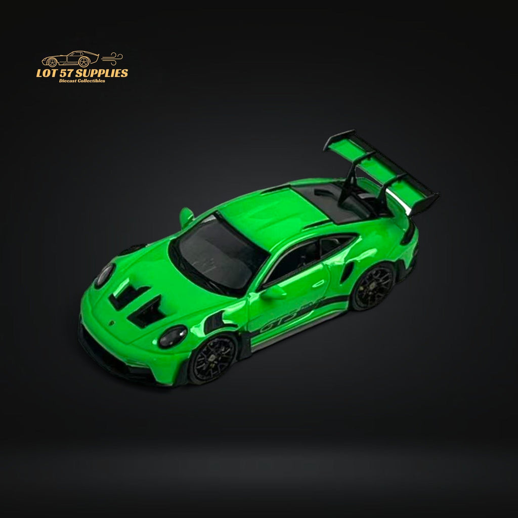 SOLO Porsche 911 992 GT3 RS Lizard Green 1:64 - Collectors World Toys