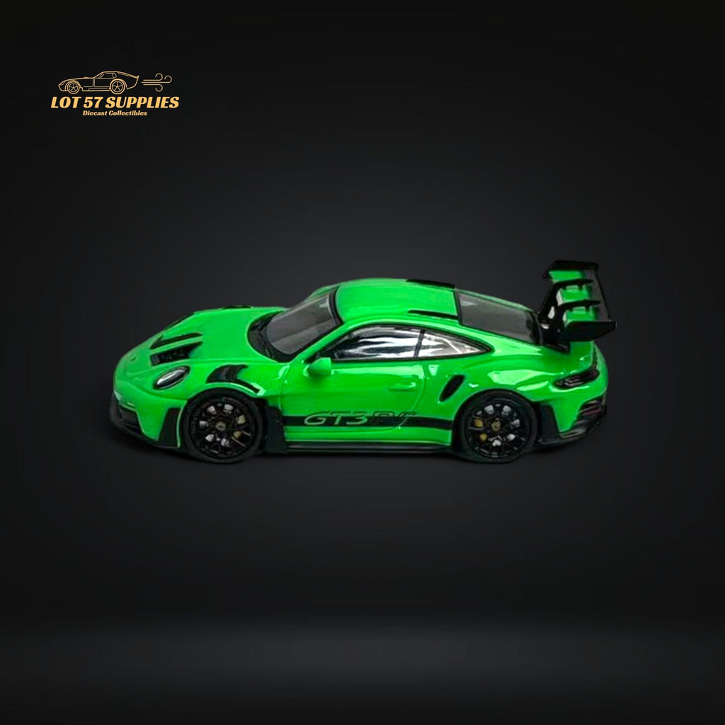 SOLO Porsche 911 992 GT3 RS Lizard Green 1:64 - Collectors World Toys
