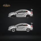 CM Model Subaru WRX STI Varis Widebody in Silver 1:64 CM64-STI-04 - Collectors World Toys