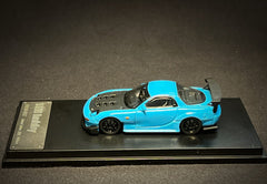 123 Hobby Mazda FD3S RX-7 in Baby Blue 1:64 - Collectors World Toys