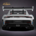 TPC Porsche 911 992 GT3 RS White With Blue Wheels Ordinary Version 1:64 - Collectors World Toys
