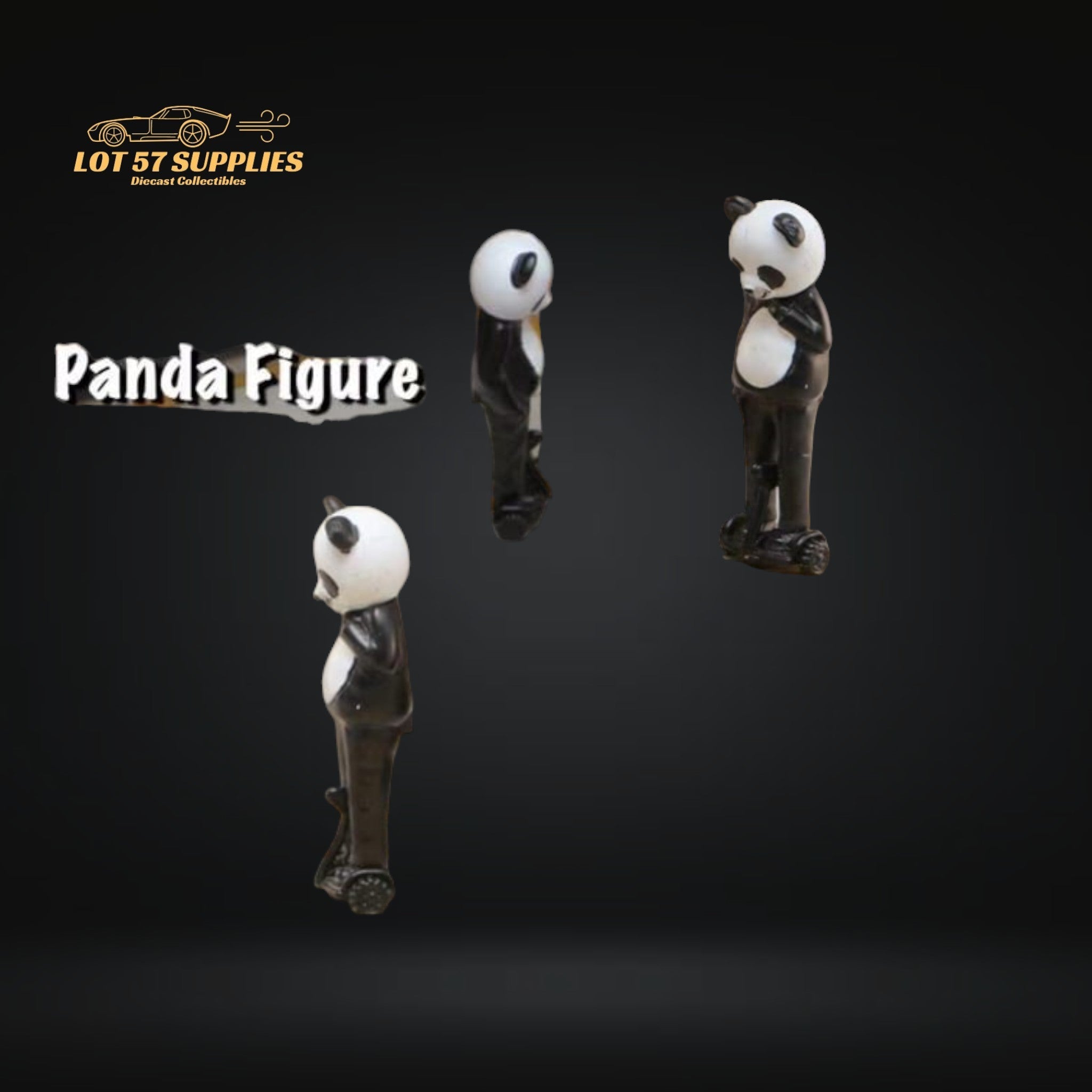 Street Weapon Panda Figure Riding Board 1:64 Main image