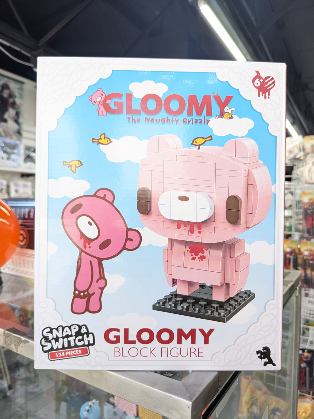 Gloomy Bears Gloomy Block Figure Snap & Switch 124 Pieces - Collectors World Toys