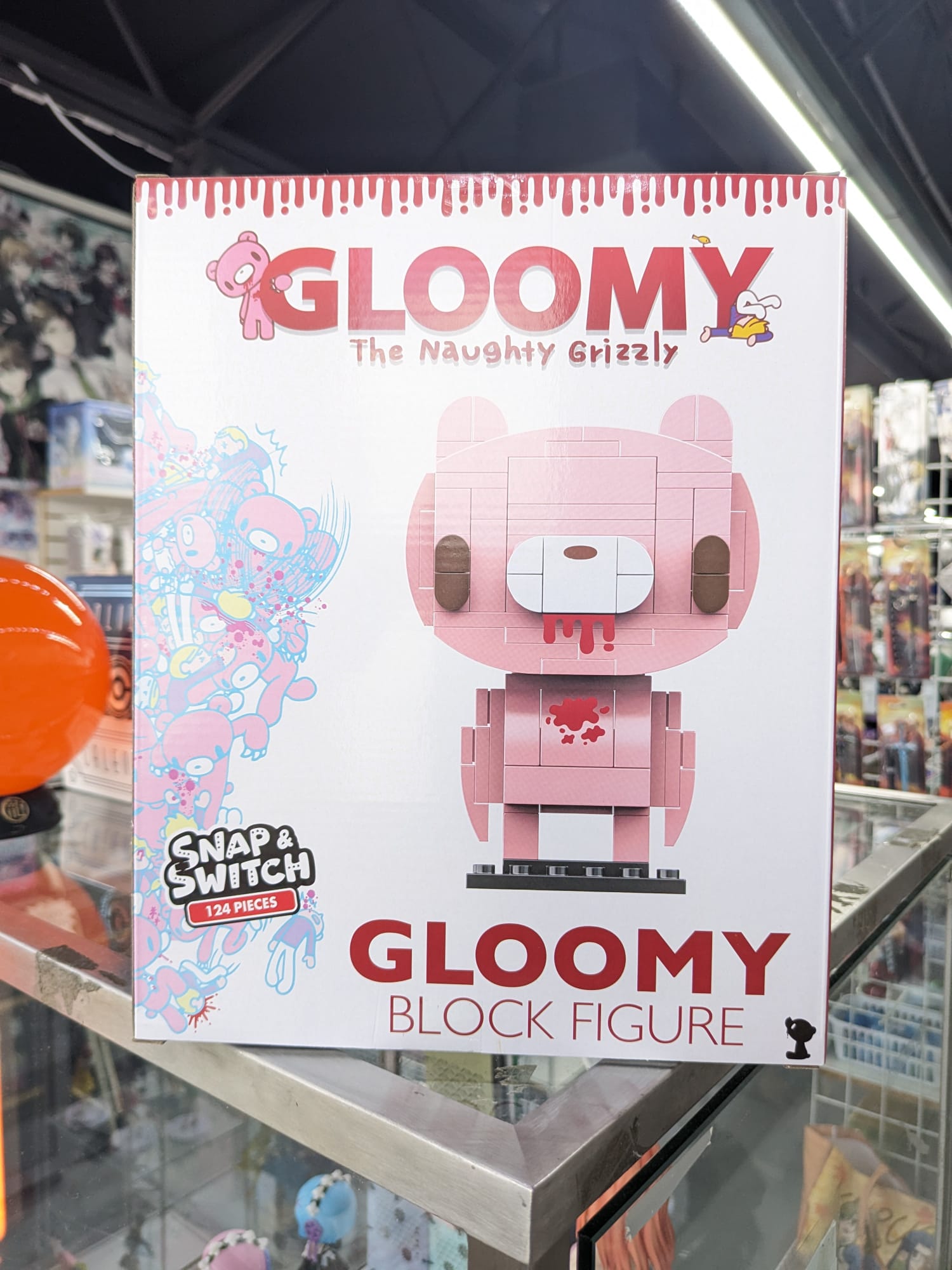 Gloomy Bears Gloomy Block Figure Snap & Switch 124 Pieces - Collectors World Toys