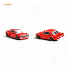 Kaido House Nissan Skyline 2000GT-R Red (KPGC10) Kaido Street V1 1:64