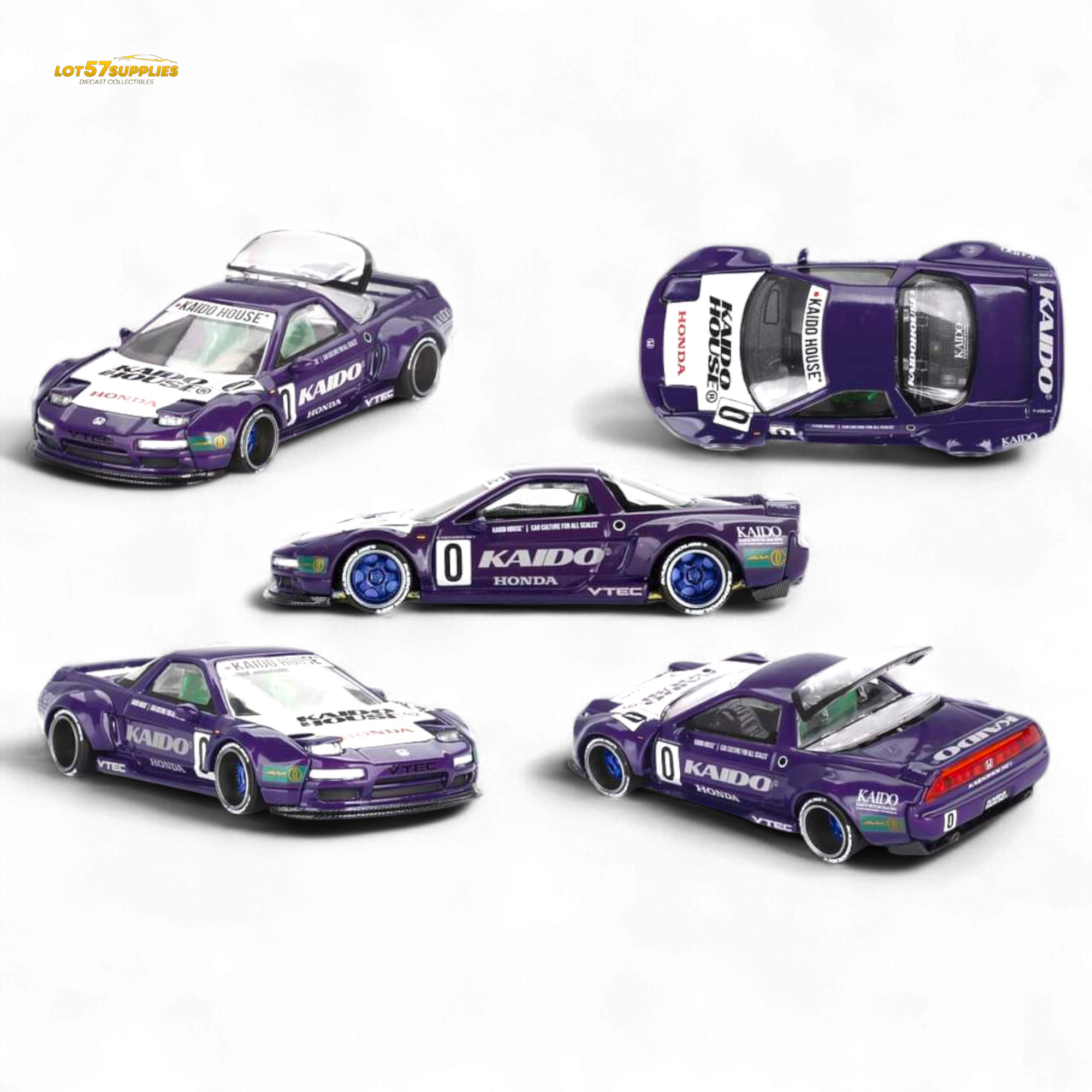 Kaido House Honda NSX Kaido Racing V2 Purple 1:64 Main image
