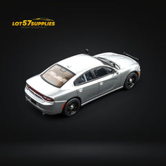 (Pre-Order) Elite Collectibles Dodge Warhorse Unmarked Police Interceptor Silver 1:64 - Collectors World Toys