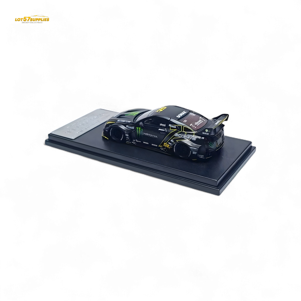 MC Skyline R35 GTR GT - Matte Black Monster 1:64