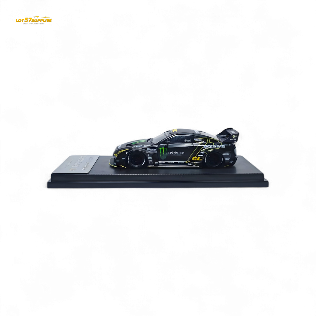 MC Skyline R35 GTR GT - Matte Black Monster 1:64