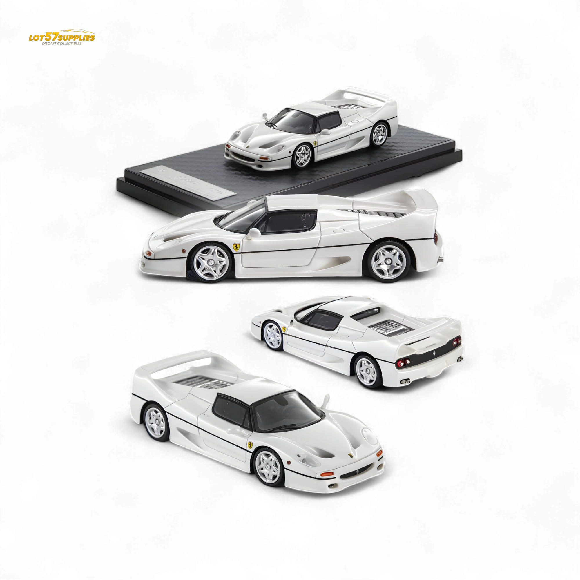 NA Nice Auto F50 - Pearl White - Resin 1:64 Main image