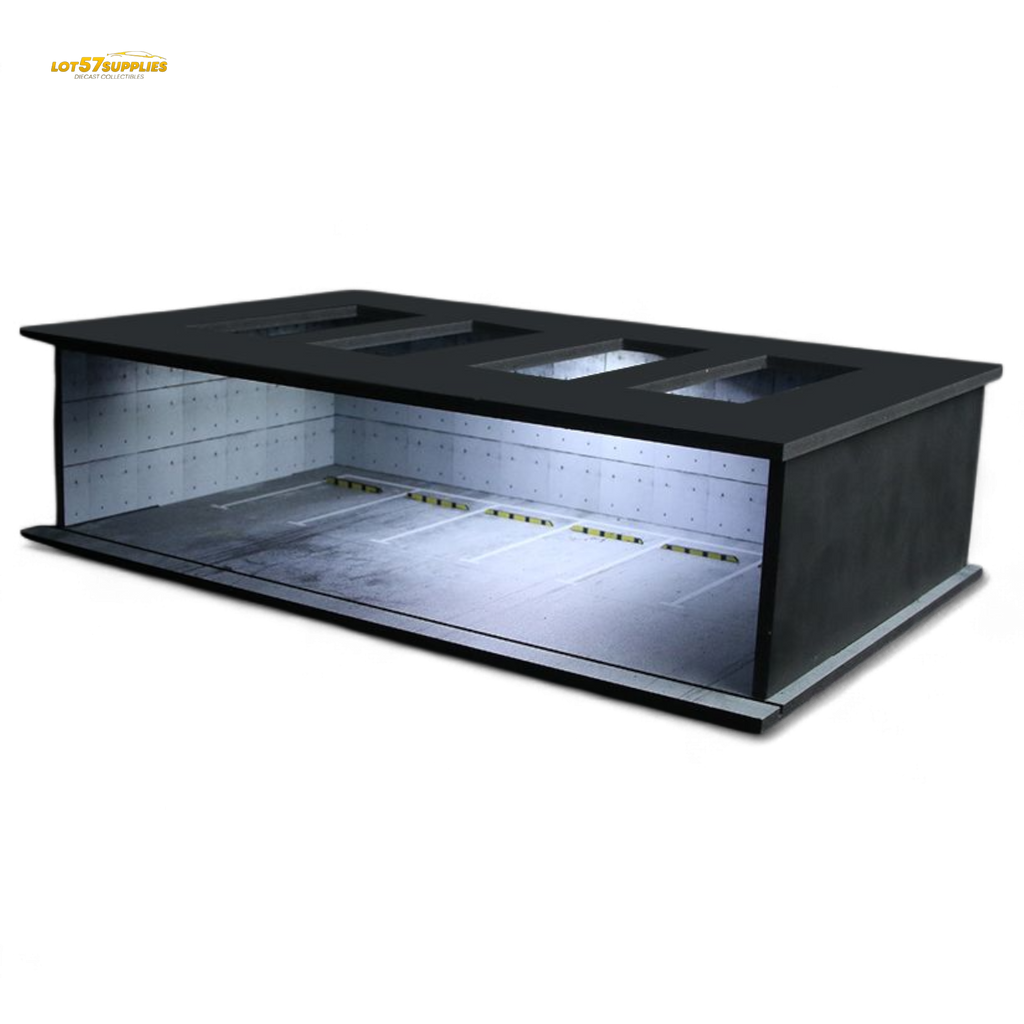MoreArt UNDERGROUND PARKING GARAGE SCENE 02 - MO915002 1:64 - Collectors World Toys