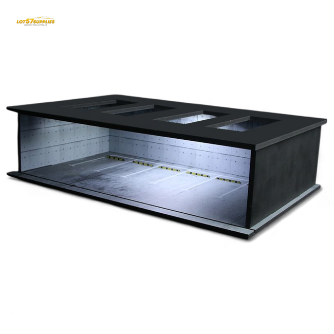 MoreArt UNDERGROUND PARKING GARAGE SCENE 02 - MO915002 1:64 - Collectors World Toys Hover Image