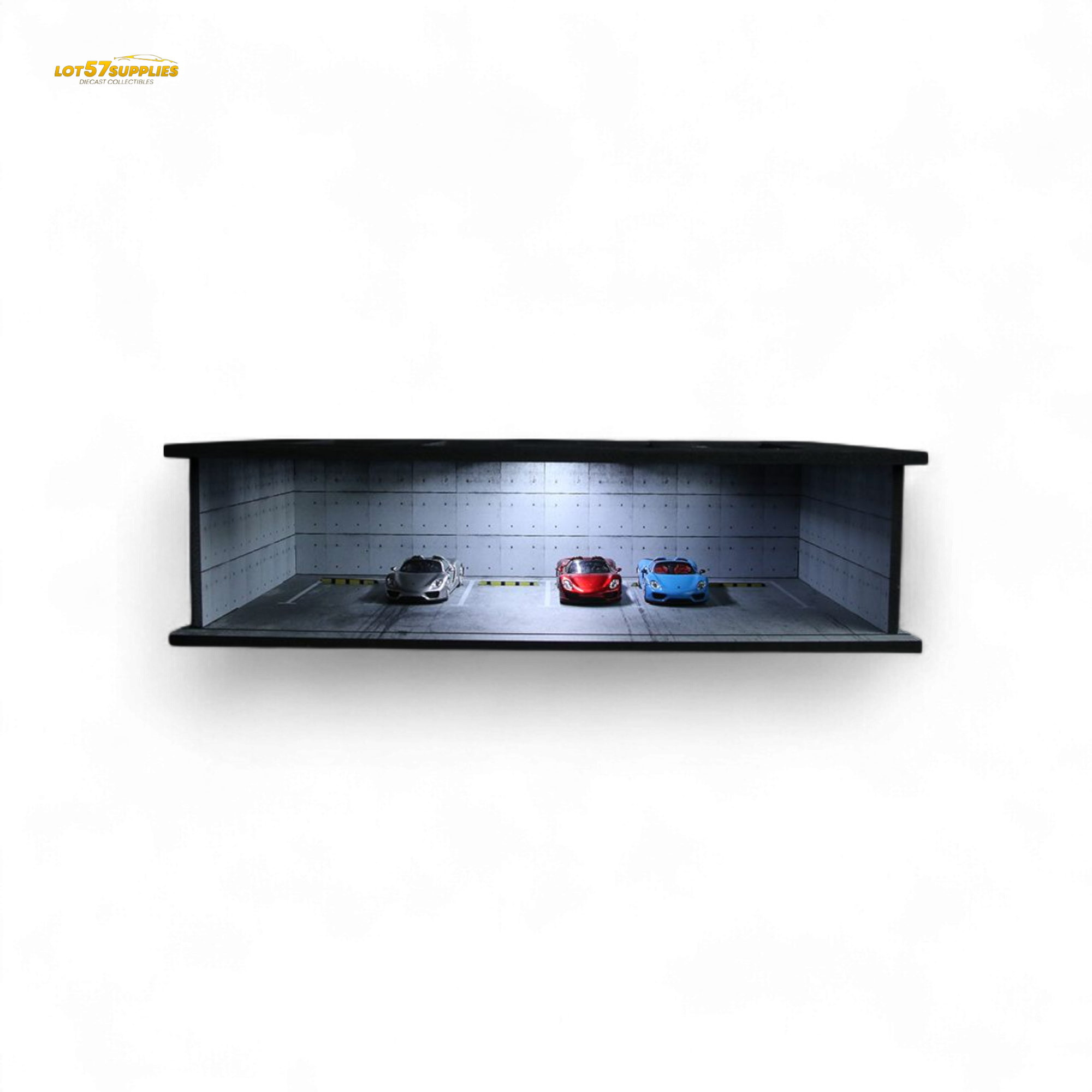 MoreArt UNDERGROUND PARKING GARAGE SCENE 02 - MO915002 1:64 - Collectors World Toys