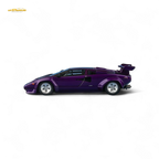 Findclassically Countach LP5000S - Metallic Purple w/ Wing 1:64