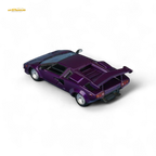 Findclassically Countach LP5000S - Metallic Purple w/ Wing 1:64