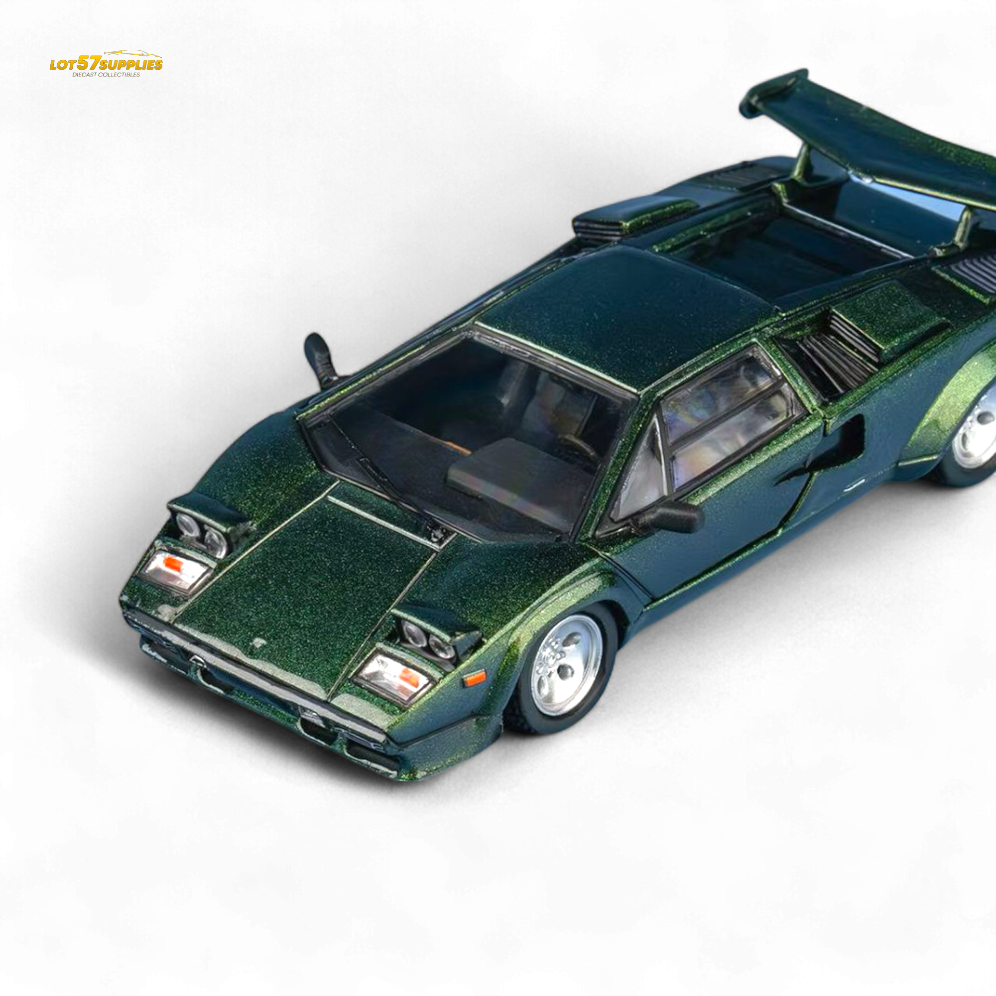 Findclassically Countach LP5000S - Canepa Green 1:64 Main image