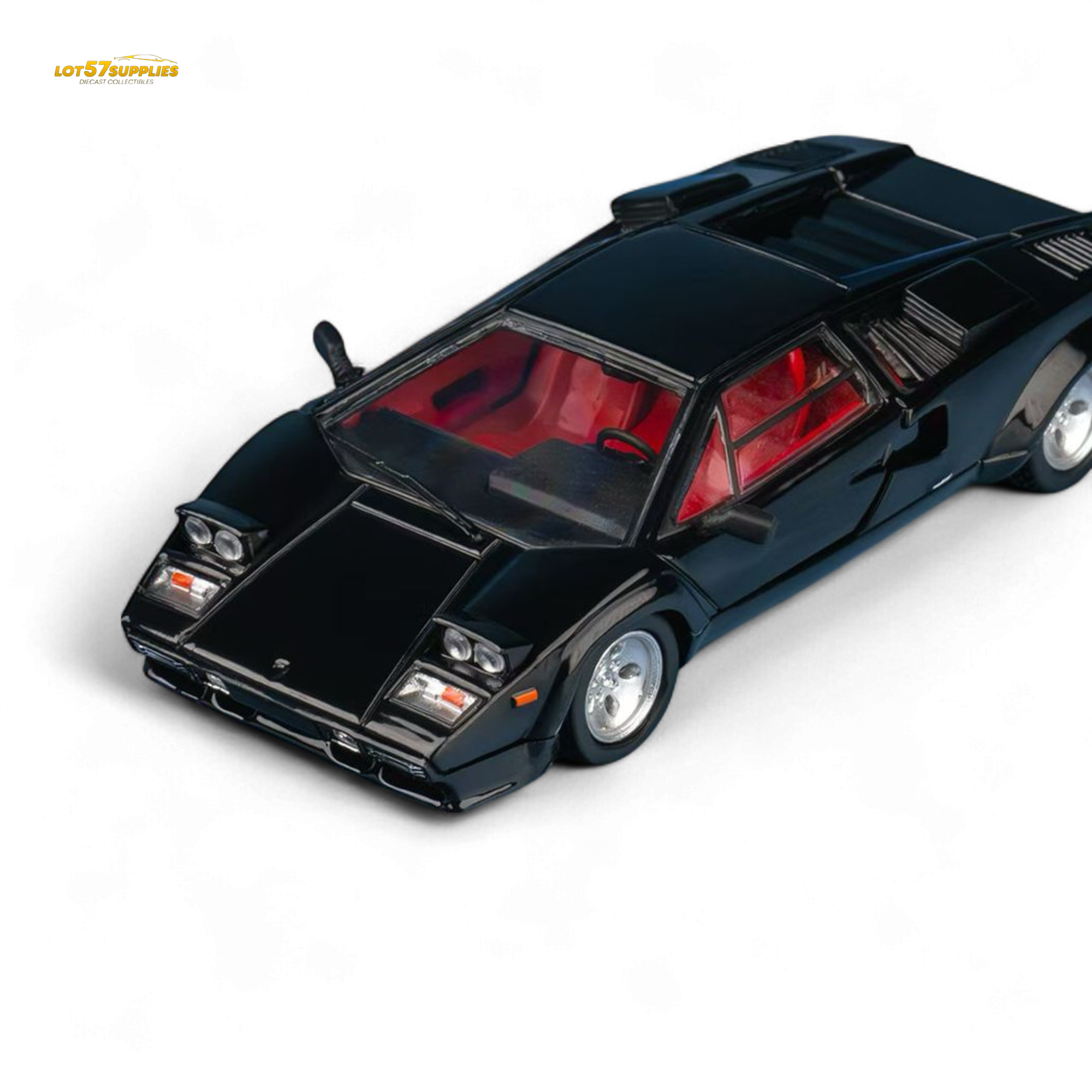 Findclassically Countach LP5000S - Metallic Black 1:64 - Collectors World Toys