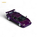 Findclassically Countach LP5000S - Metallic Purple w/ Wing 1:64