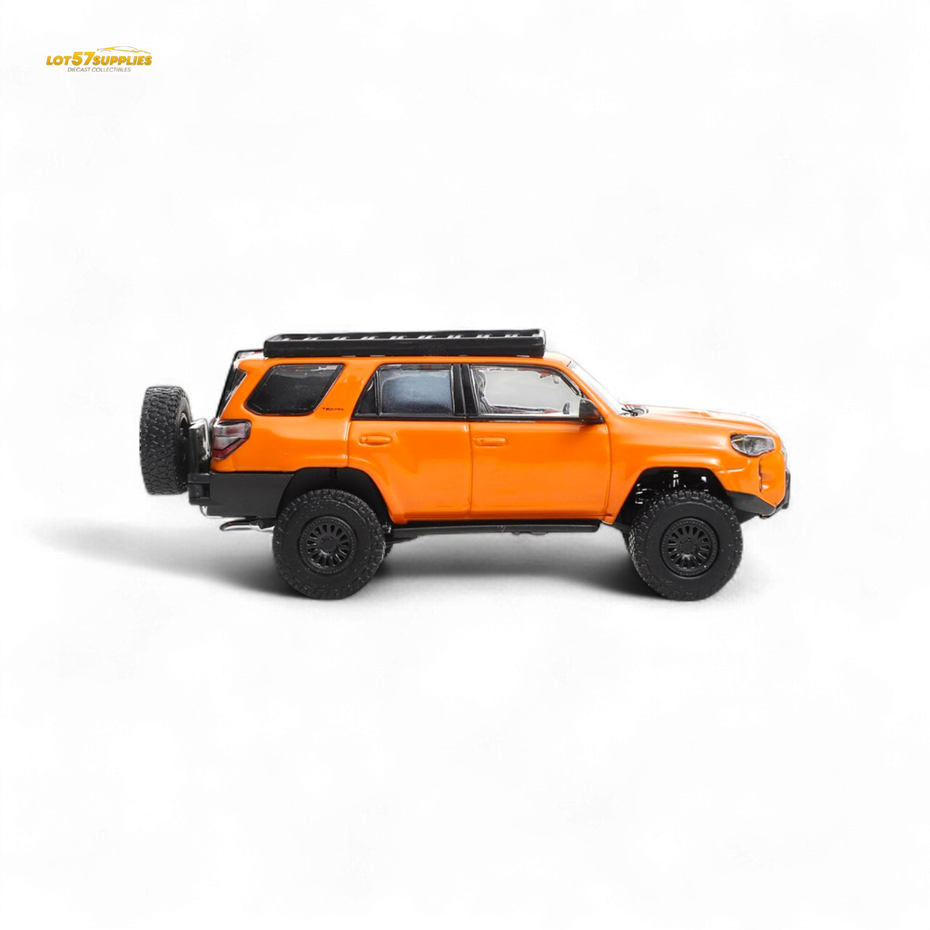 GCD Toyota Super Overlord Light Modified Version 4 Runner - Orange 1:64 - Collectors World Toys