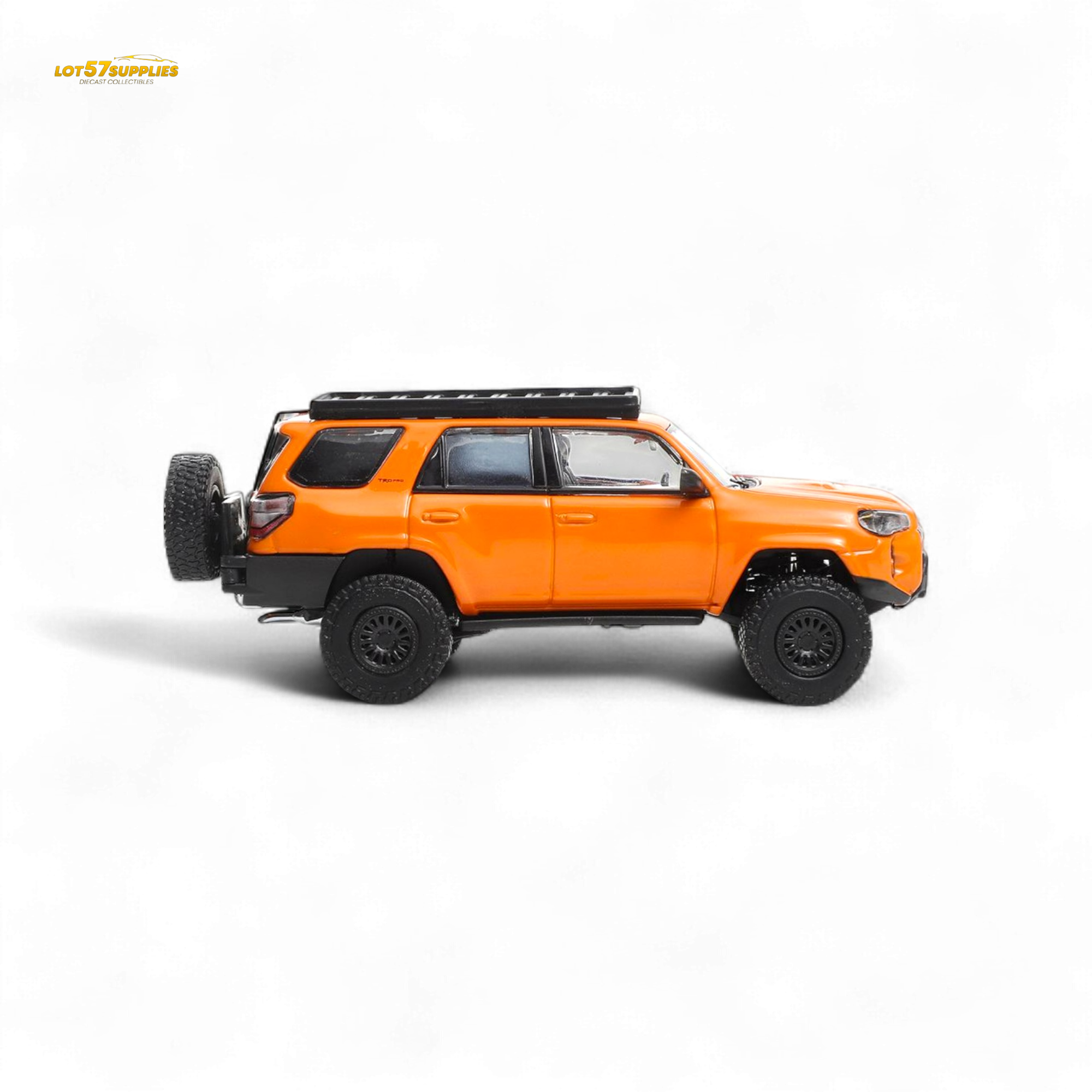 GCD Toyota Super Overlord Light Modified Version 4 Runner - Orange 1:64 - Collectors World Toys
