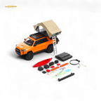 GCD Toyota Super Overlord Light Modified Version 4 Runner - Orange 1:64 - Collectors World Toys