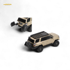 GCD Toyota Super Overlord Modified 4 RUNNER – Champagne Gold 1:64 - Collectors World Toys