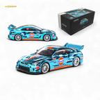 Demon King Auto LBWK Nissan GTR35 - Chrome Gulf 1:64